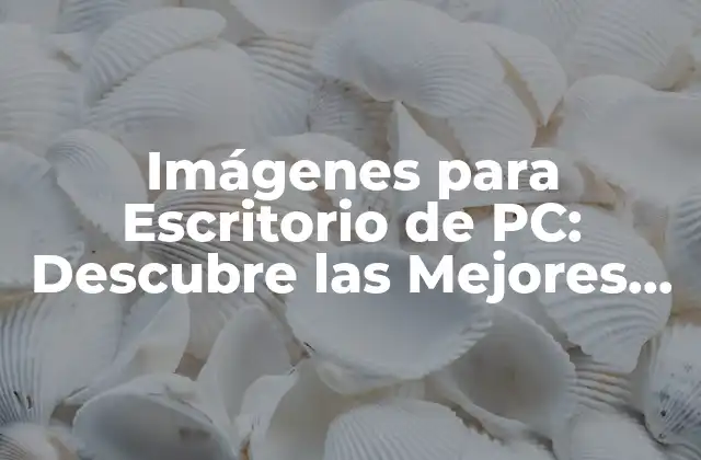 Imágenes para Escritorio de Pc: Descubre las Mejores Opciones