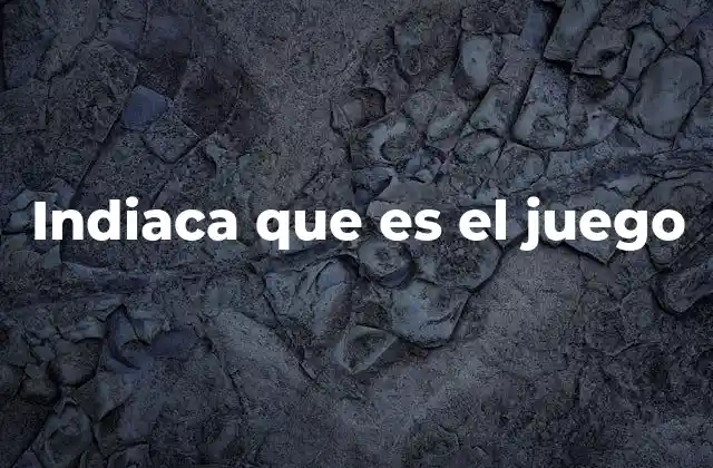 Indiaca que es el Juego