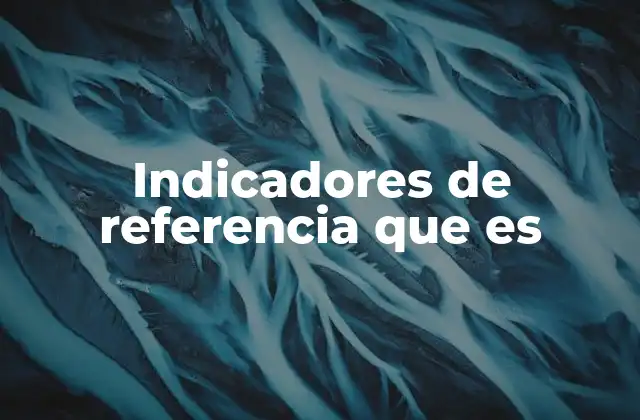 La importancia de los indicadores de referencia en el análisis de datos