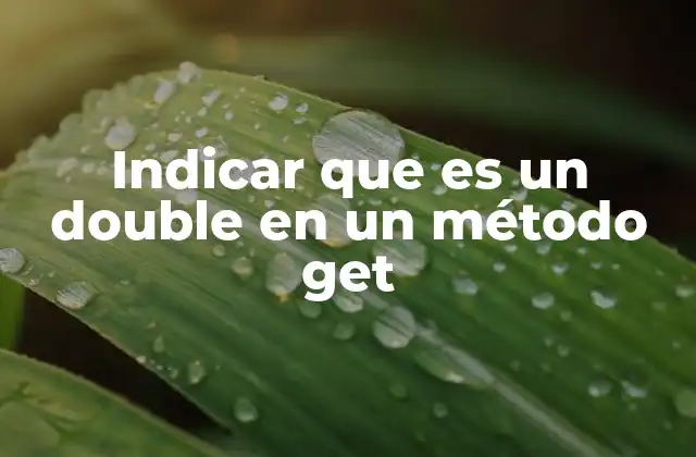 La importancia de tipos de retorno en los métodos get