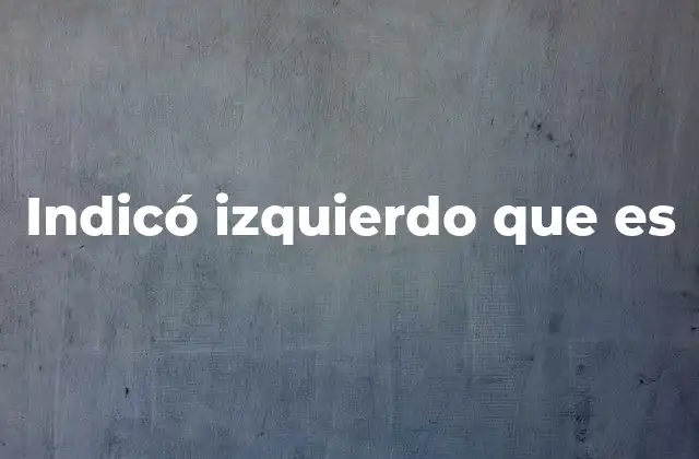 Indicó Izquierdo que es