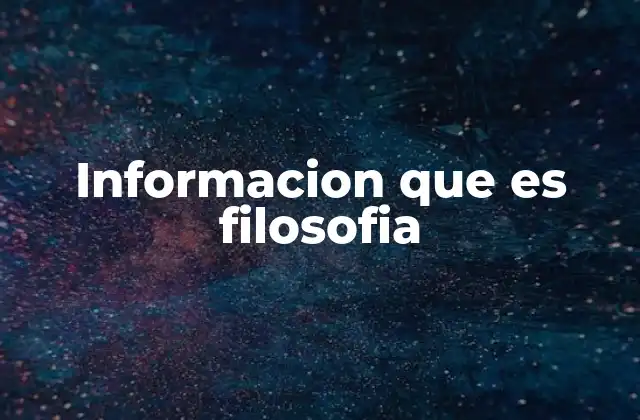 El origen de la filosofía y su evolución