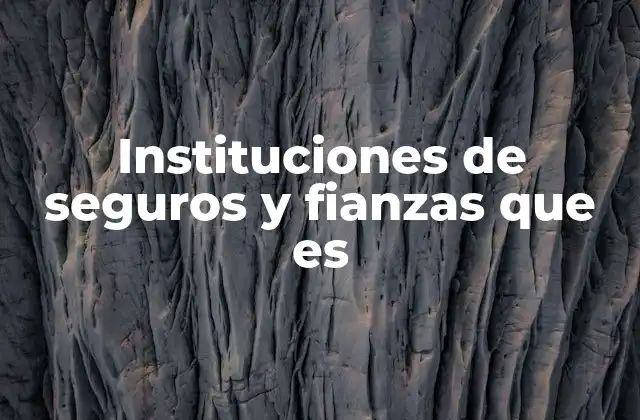 Instituciones de Seguros y Fianzas que es 2 El papel de las instituciones en la estabilidad económica