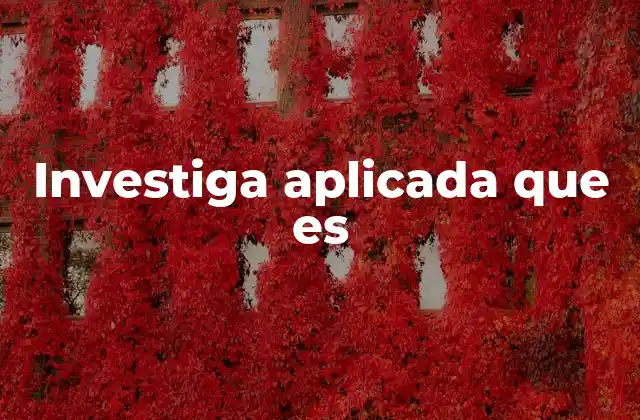 La importancia de la investigación aplicada en la toma de decisiones