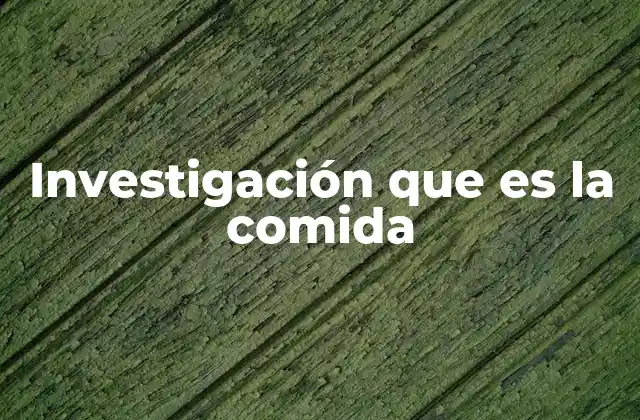 El papel de la comida en la sociedad humana