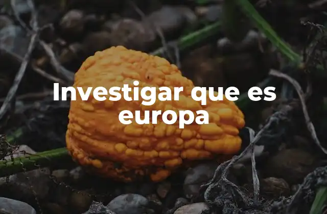 El legado cultural de Europa