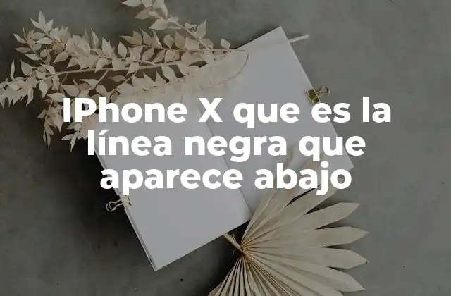 Iphone X que es la Línea Negra que Aparece Abajo 2 Cómo funciona la pantalla del iPhone X y su impacto en la interfaz