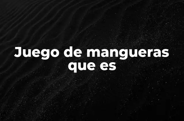 La diversión detrás del agua: Más allá del juego de mangueras