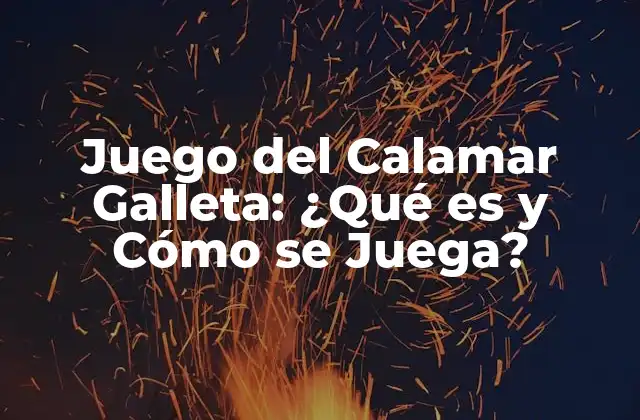 Juego Del Calamar Galleta: ¿qué es y Cómo Se Juega?