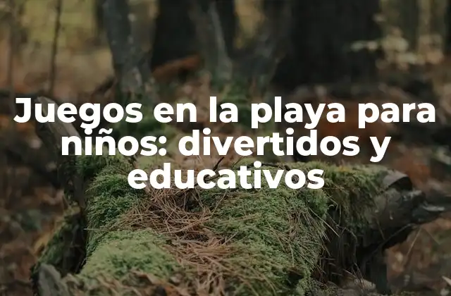 Juegos en la Playa para Niños: Divertidos y Educativos