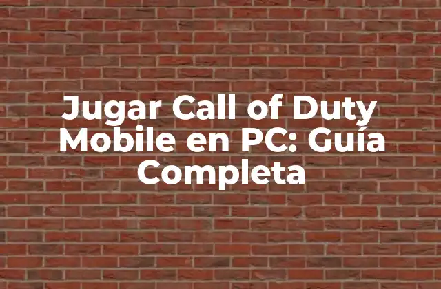Jugar Call Of Duty Mobile en Pc: Guía Completa 2 ¿Por qué jugar Call of Duty Mobile en PC es una buena idea?