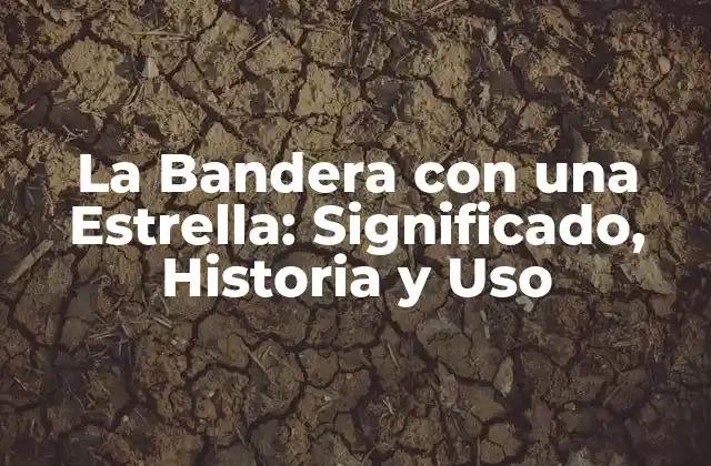 La Bandera con una Estrella: Significado, Historia y Uso
