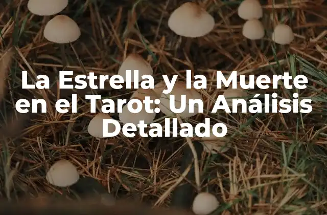 La Estrella y la Muerte en el Tarot: un Análisis Detallado