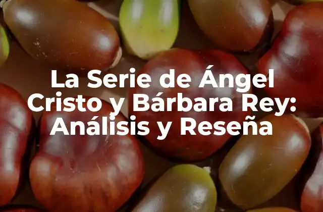 La Serie de Ángel Cristo y Bárbara Rey: Análisis y Reseña