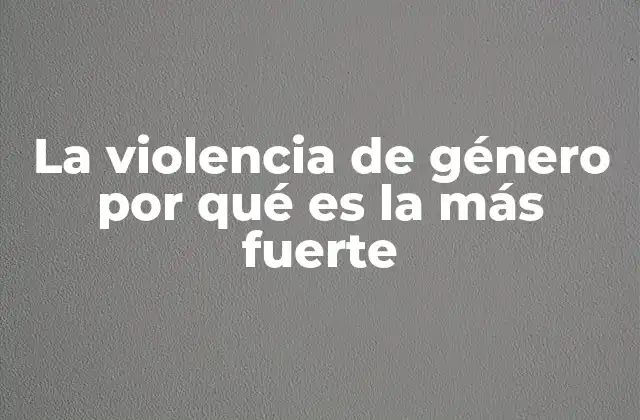 La desigualdad estructural y su vínculo con la violencia