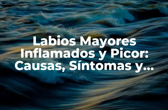 Labios Mayores Inflamados y Picor: Causas, Síntomas y Tratamiento