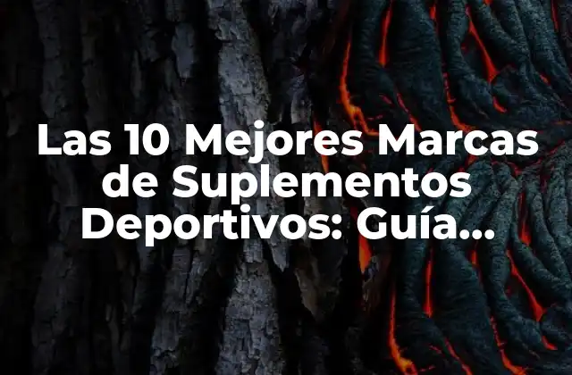 Las 10 Mejores Marcas de Suplementos Deportivos: Guía Definitiva
