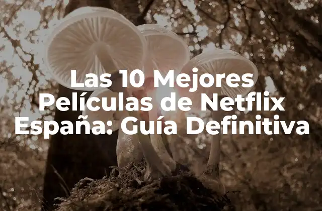 Las 10 Mejores Películas de Netflix España: Guía Definitiva