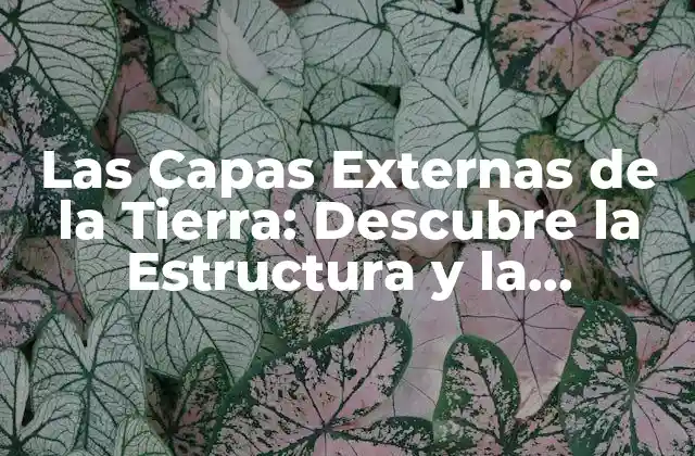 Las Capas Externas de la Tierra: Descubre la Estructura y la Importancia de Nuestra Planeta