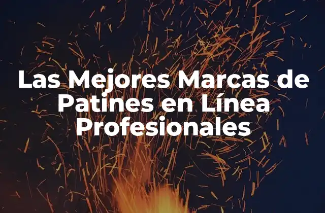 Las Mejores Marcas de Patines en Línea Profesionales