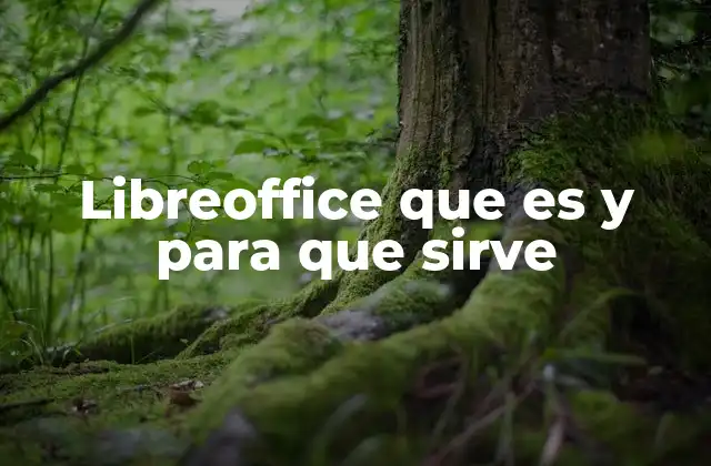 Características principales de LibreOffice
