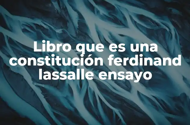 La importancia de la Constitución en el pensamiento político alemán