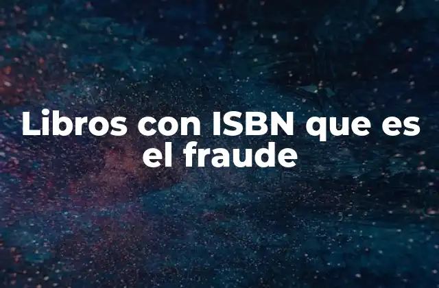 Libros con Isbn que es el Fraude 2 Cómo identificar un libro con ISBN que puede ser un fraude