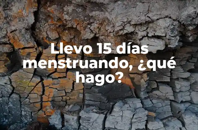 Causas de la menstruación prolongada