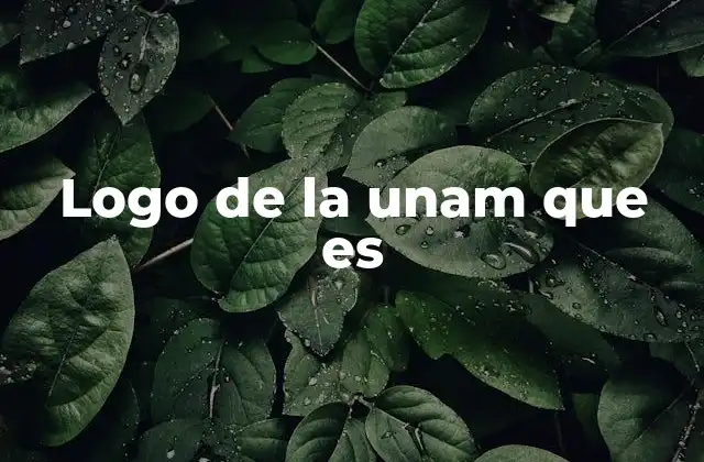 Logo de la Unam que es