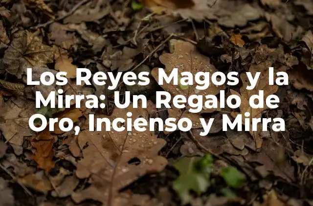 Los Reyes Magos y la Mirra: un Regalo de Oro, Incienso y Mirra