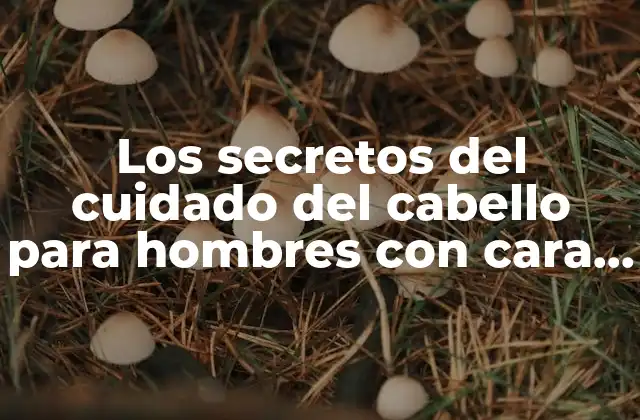 Los Secretos Del Cuidado Del Cabello para Hombres con Cara Redonda
