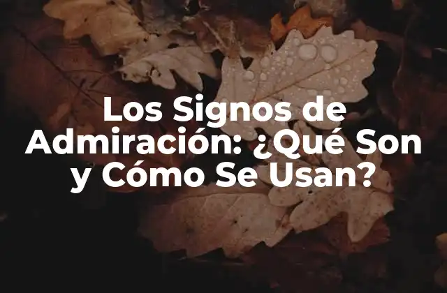 Orígenes y Evolución de los Signos de Admiración