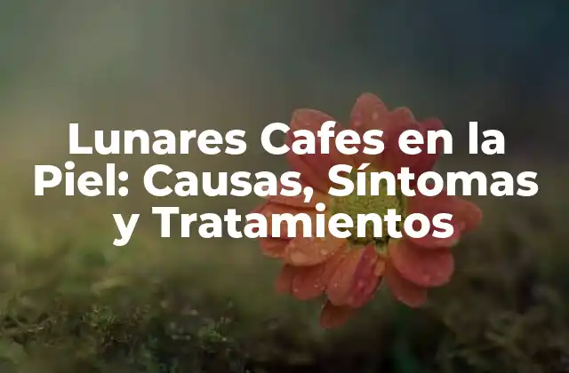 Lunares Cafes en la Piel: Causas, Síntomas y Tratamientos