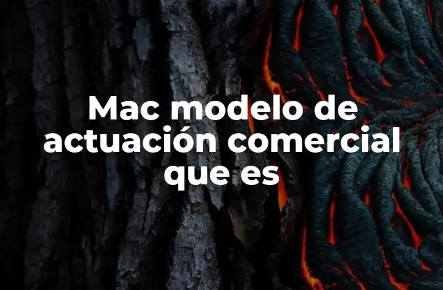 Mac Modelo de Actuación Comercial que es 2 Cómo el modelo de actuación comercial define la estrategia empresarial