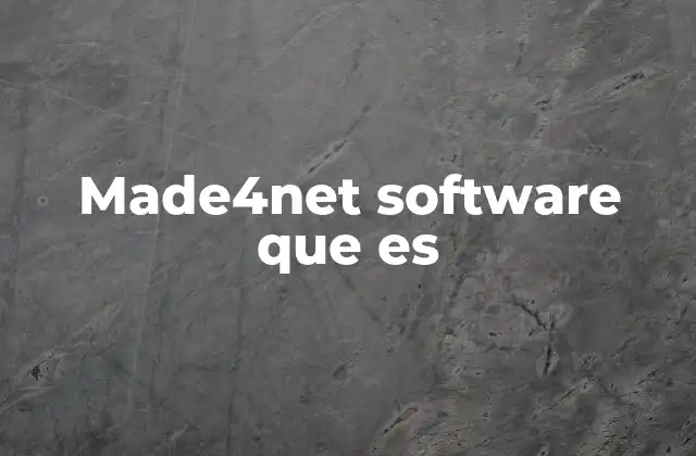Made4net Software que es