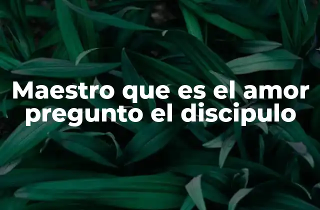 La importancia del amor en la formación espiritual