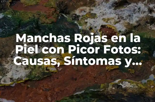 Manchas Rojas en la Piel con Picor Fotos: Causas, Síntomas y Tratamientos