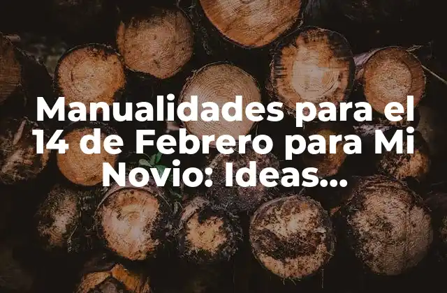 Manualidades para el 14 de Febrero para Mi Novio: Ideas Románticas y Originales