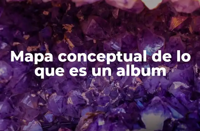 Mapa Conceptual de Lo que es un Album