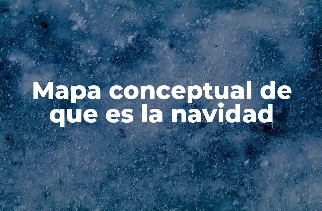 Mapa Conceptual de que es la Navidad