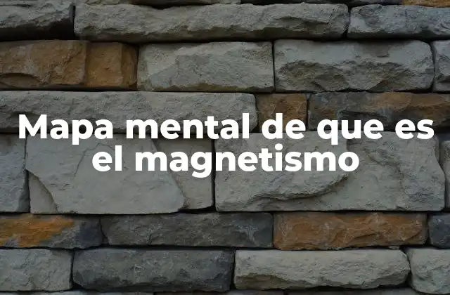 Mapa Mental de que es el Magnetismo 2 El magnetismo y su relación con la física moderna