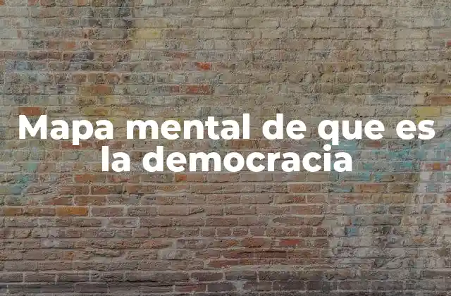Mapa Mental de que es la Democracia