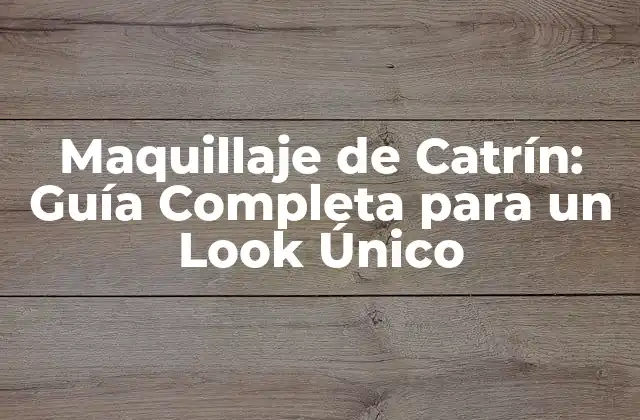 Maquillaje de Catrín: Guía Completa para un Look Único 2 ¿Qué es el Maquillaje de Catrín?