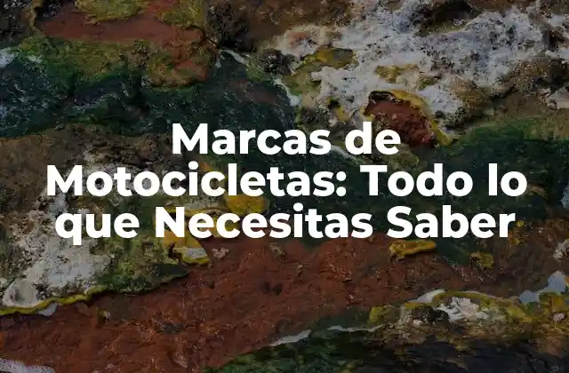 Marcas de Motocicletas: Todo Lo que Necesitas Saber