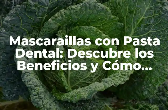 Mascaraillas con Pasta Dental: Descubre los Beneficios y Cómo Funcionan