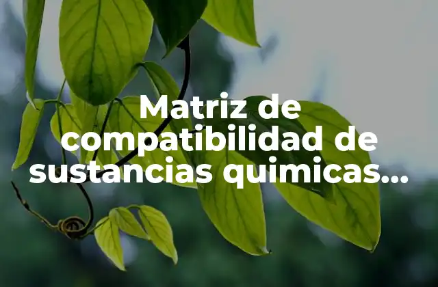 La importancia de la compatibilidad en el manejo químico