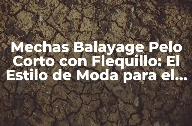 Mechas Balayage Pelo Corto con Flequillo: el Estilo de Moda para el 2023