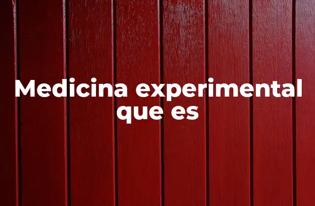 La vanguardia de la innovación médica