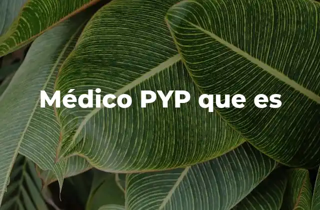 Médico Pyp que es
