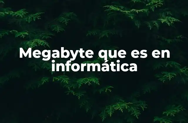 Megabyte que es en Informática 2 La importancia de las unidades de almacenamiento en la era digital